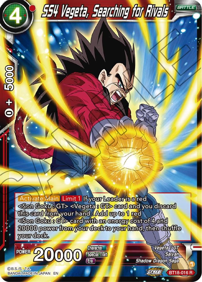 SS4 Vegeta, Searching for Rivals BT18-016