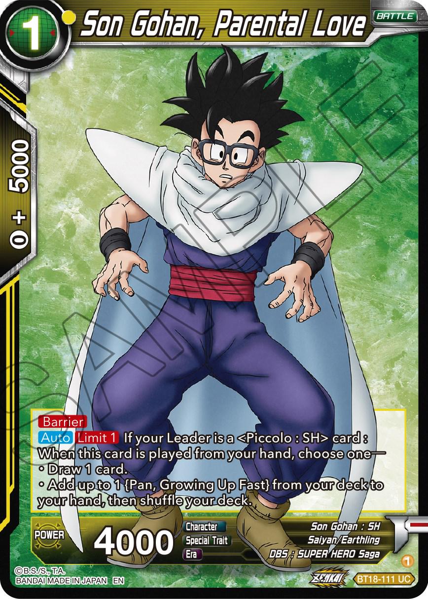 Son Gohan, Parental Love BT18-111
