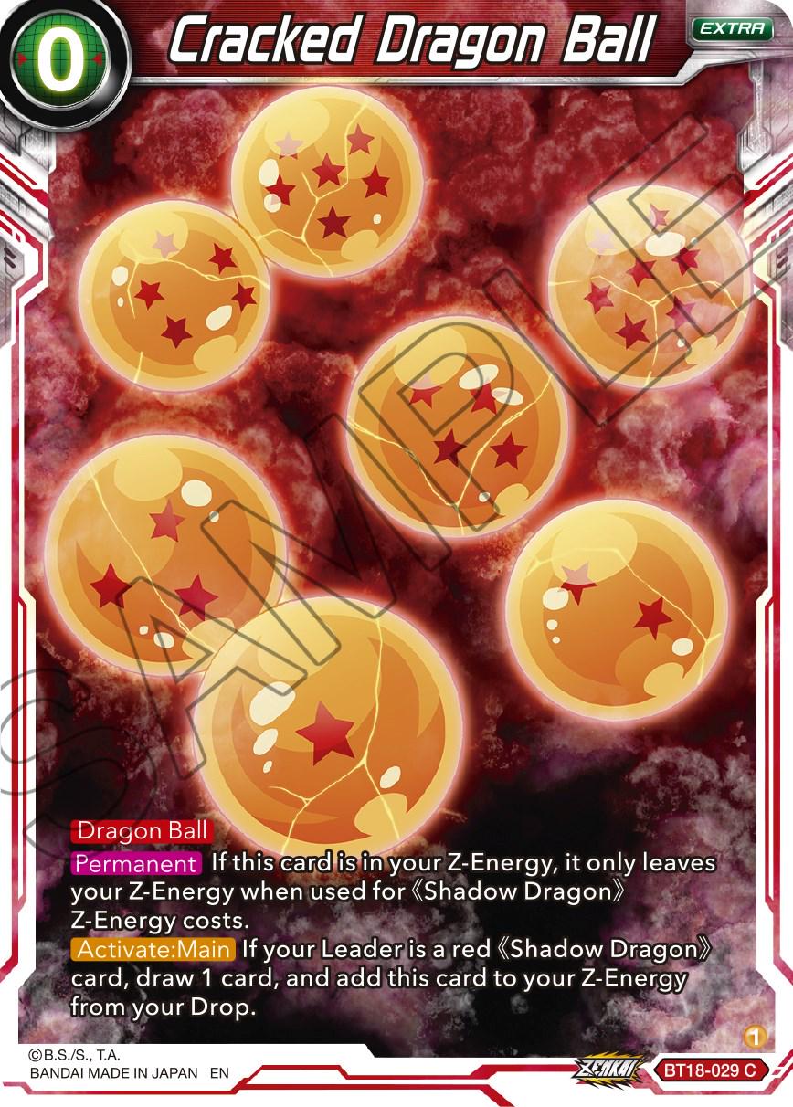 Cracked Dragon Ball BT18-029