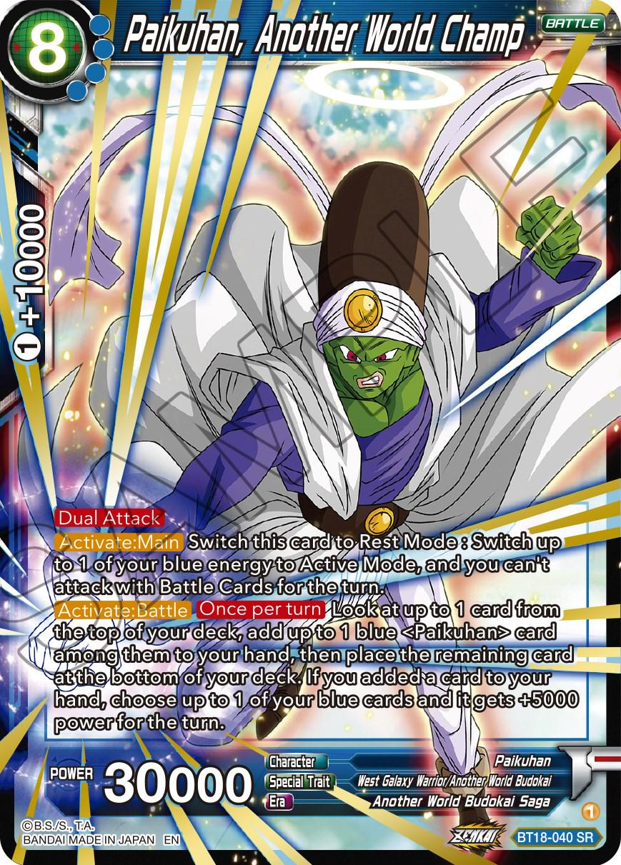 Paikuhan, Another World Champ BT18-040