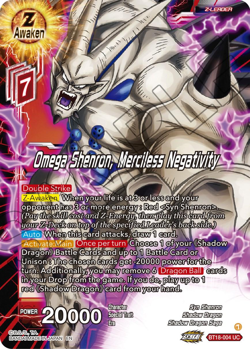 Omega Shenron, Merciless Negativity BT18-004