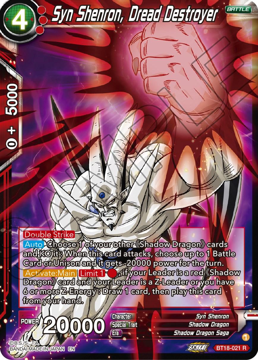 Syn Shenron, Dread Destroyer BT18-021