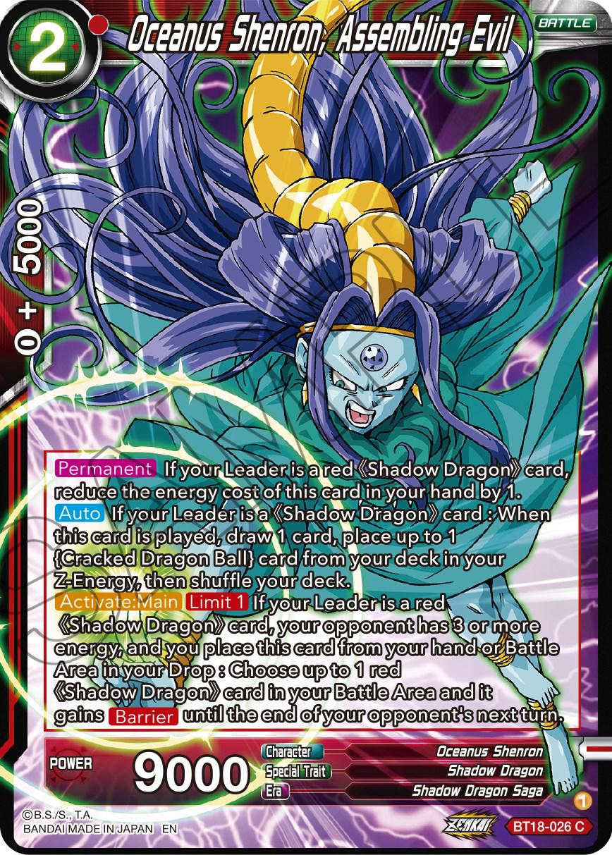 Oceanus Shenron, Assembling Evil BT18-026