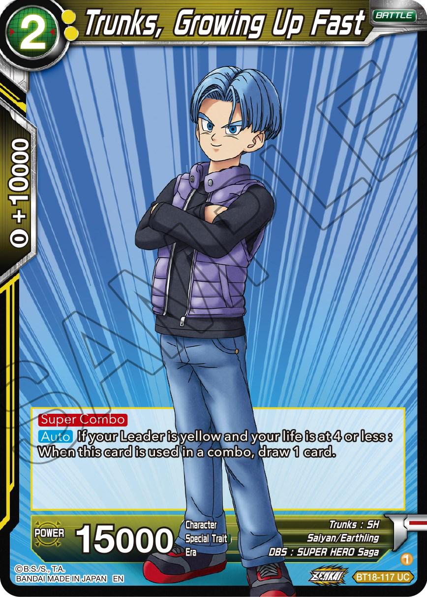 Trunks, Growing Up Fast BT18-117