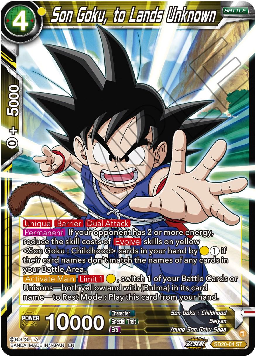 Son Goku, to Lands Unknown SD20-04