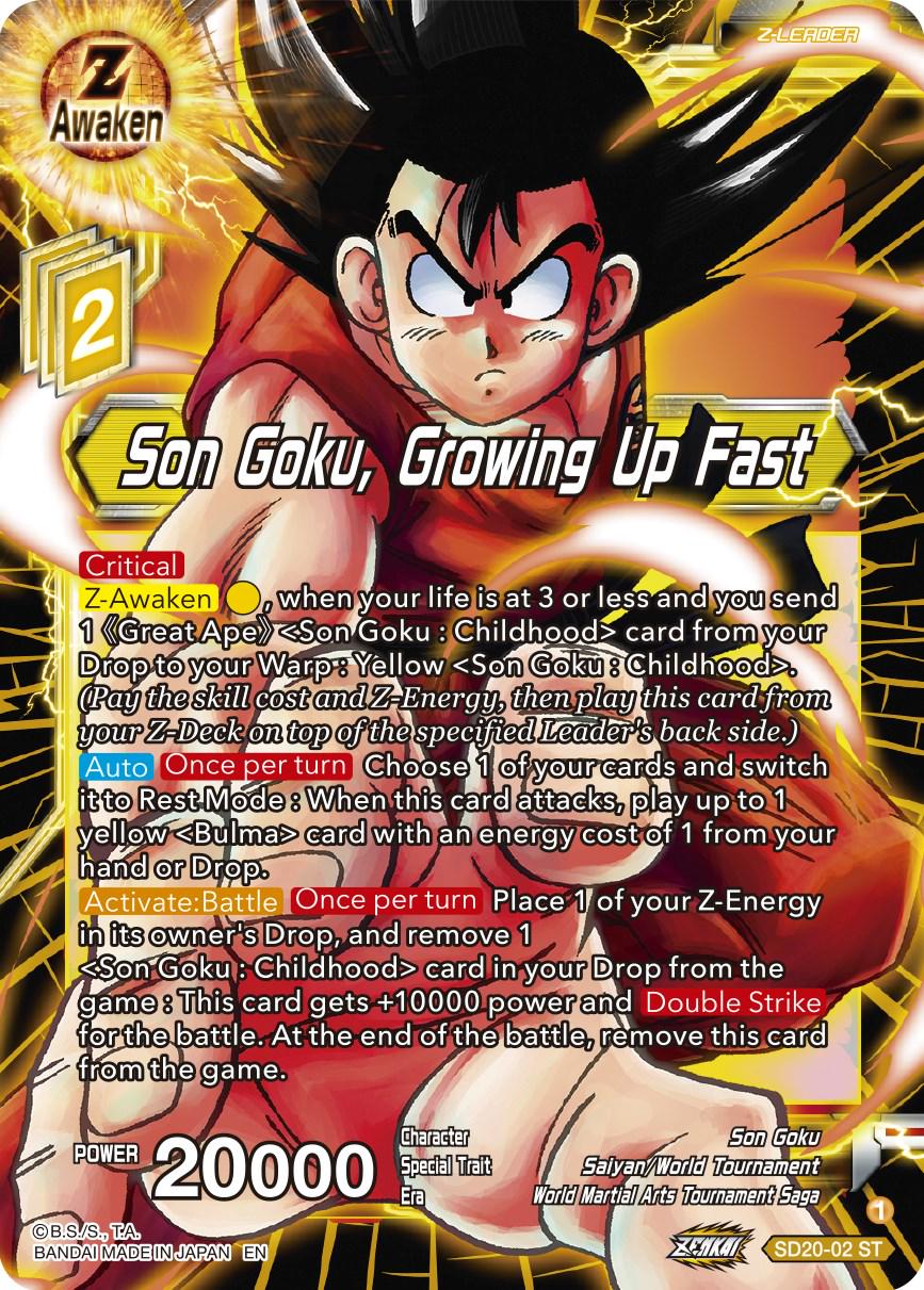 Son Goku, Growing Up Fast SD20-02