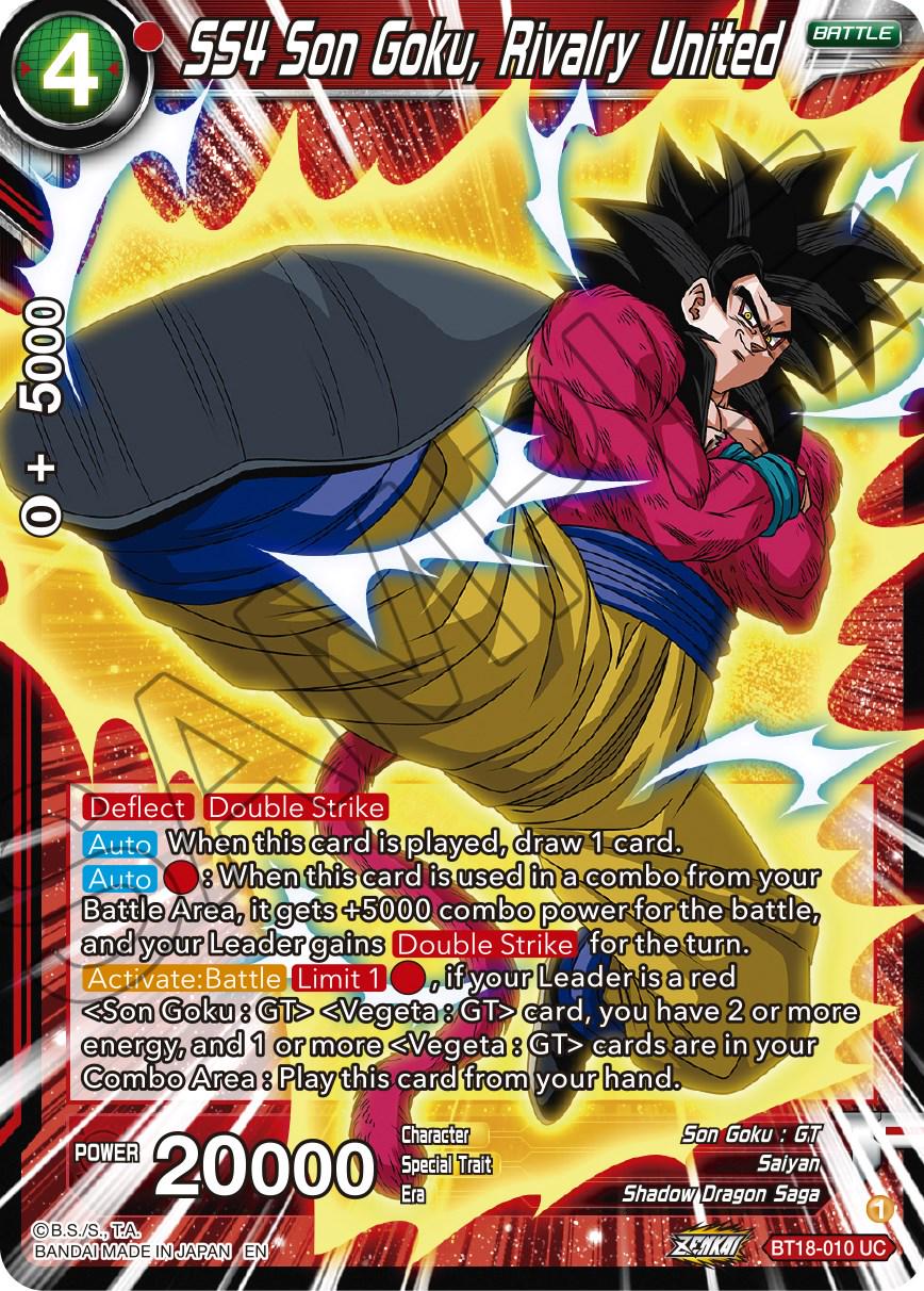 SS4 Son Goku, Rivalry United BT18-010