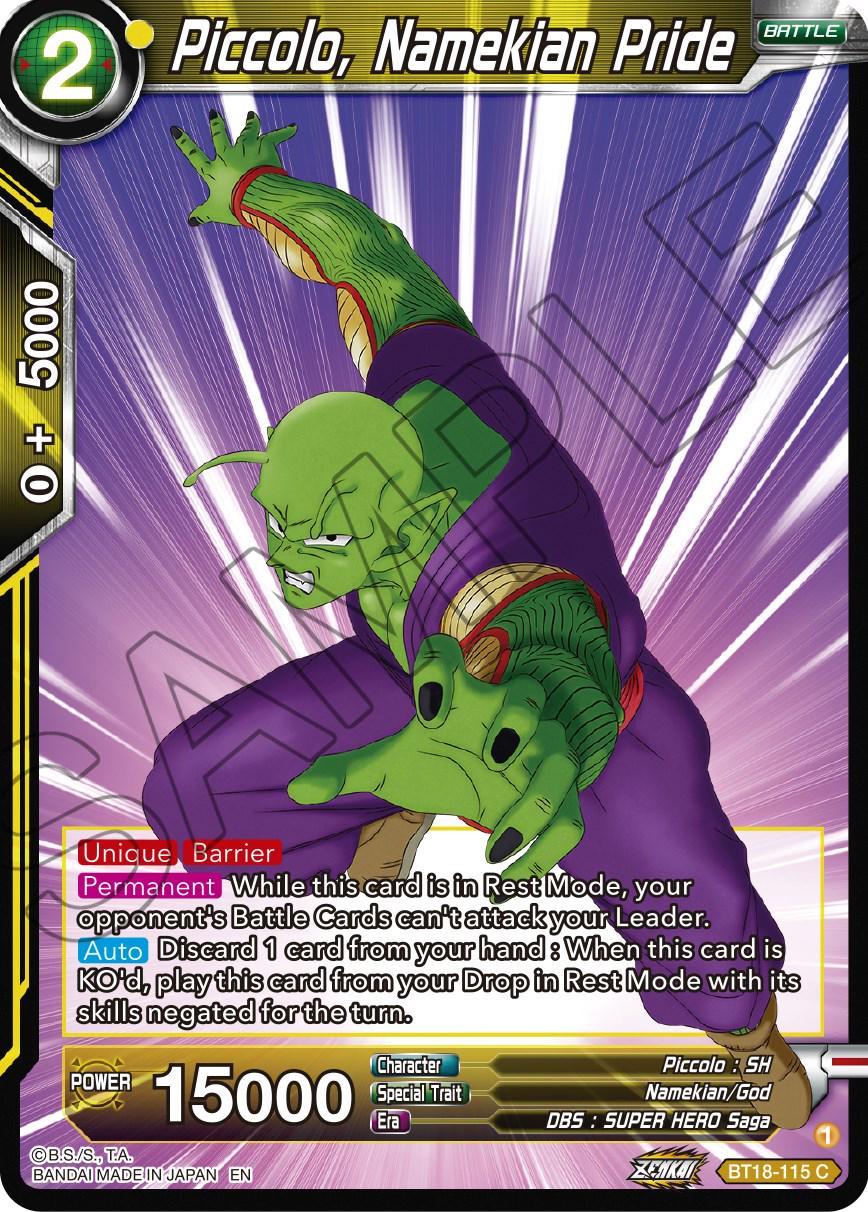 Piccolo, Namekian Pride BT18-115