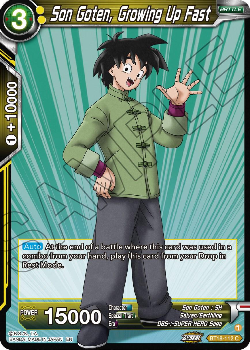 Son Goten, Growing Up Fast BT18-112