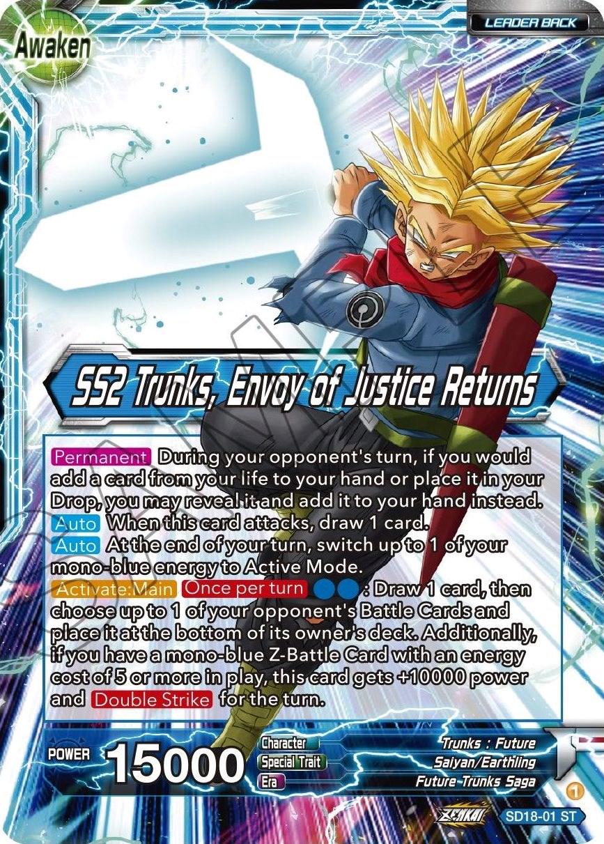 Trunks // SS2 Trunks, Envoy of Justice Returns SD18-01