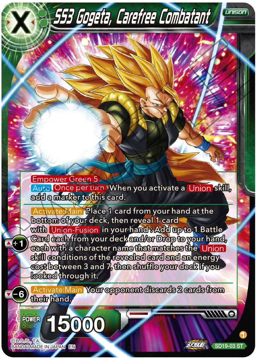 SS3 Gogeta, Carefree Combatant SD19-03