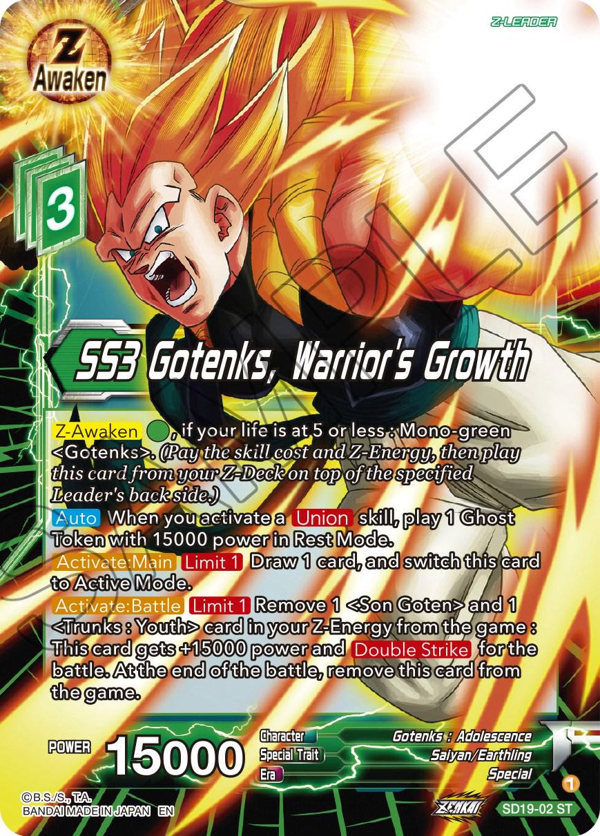SS3 Gotenks, Warrior's Growth SD19-02