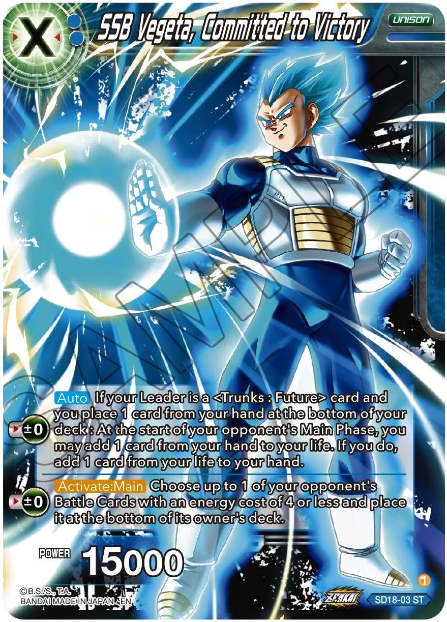 SSB Vegeta, Committed to Victory SD18-03