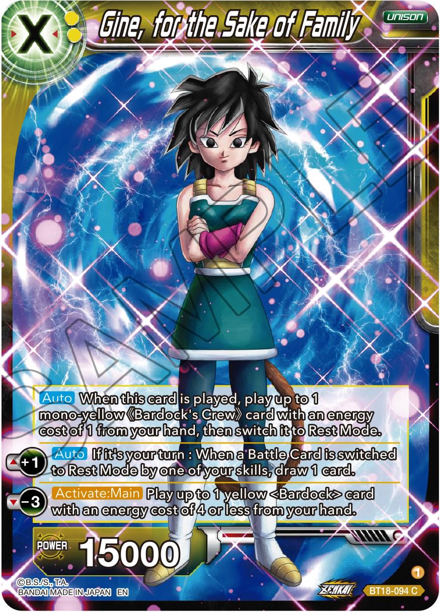 Gine, for the Sake of Family BT18-094