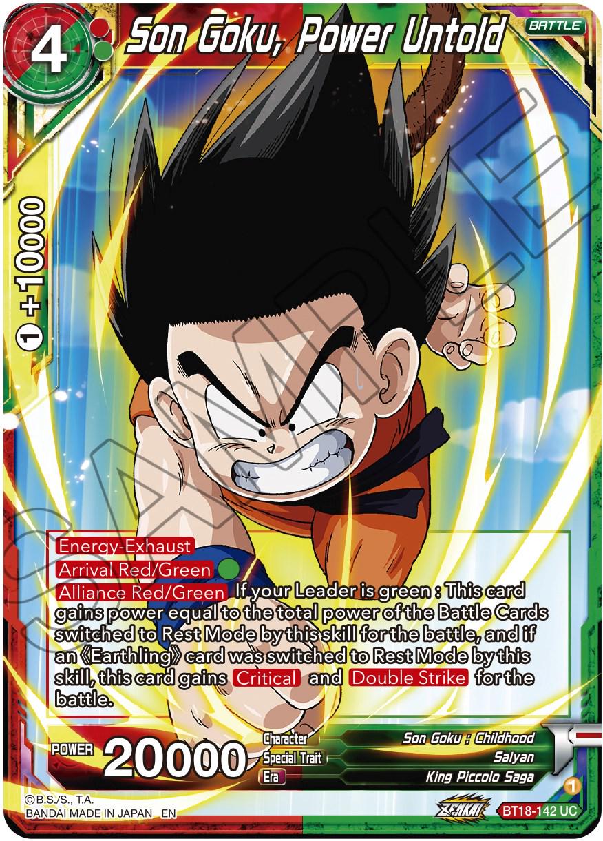 Son Goku, Power Untold BT18-142
