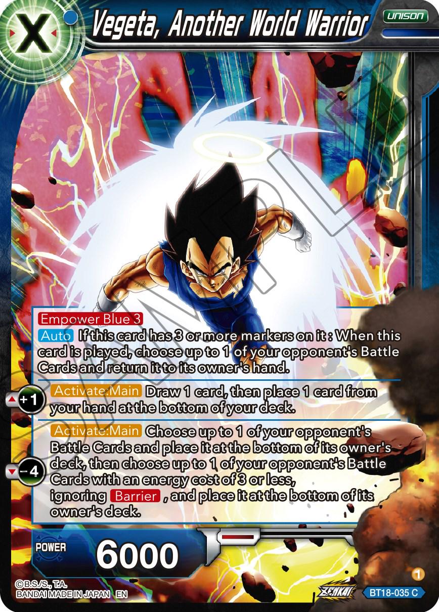 Vegeta, Another World Warrior BT18-035