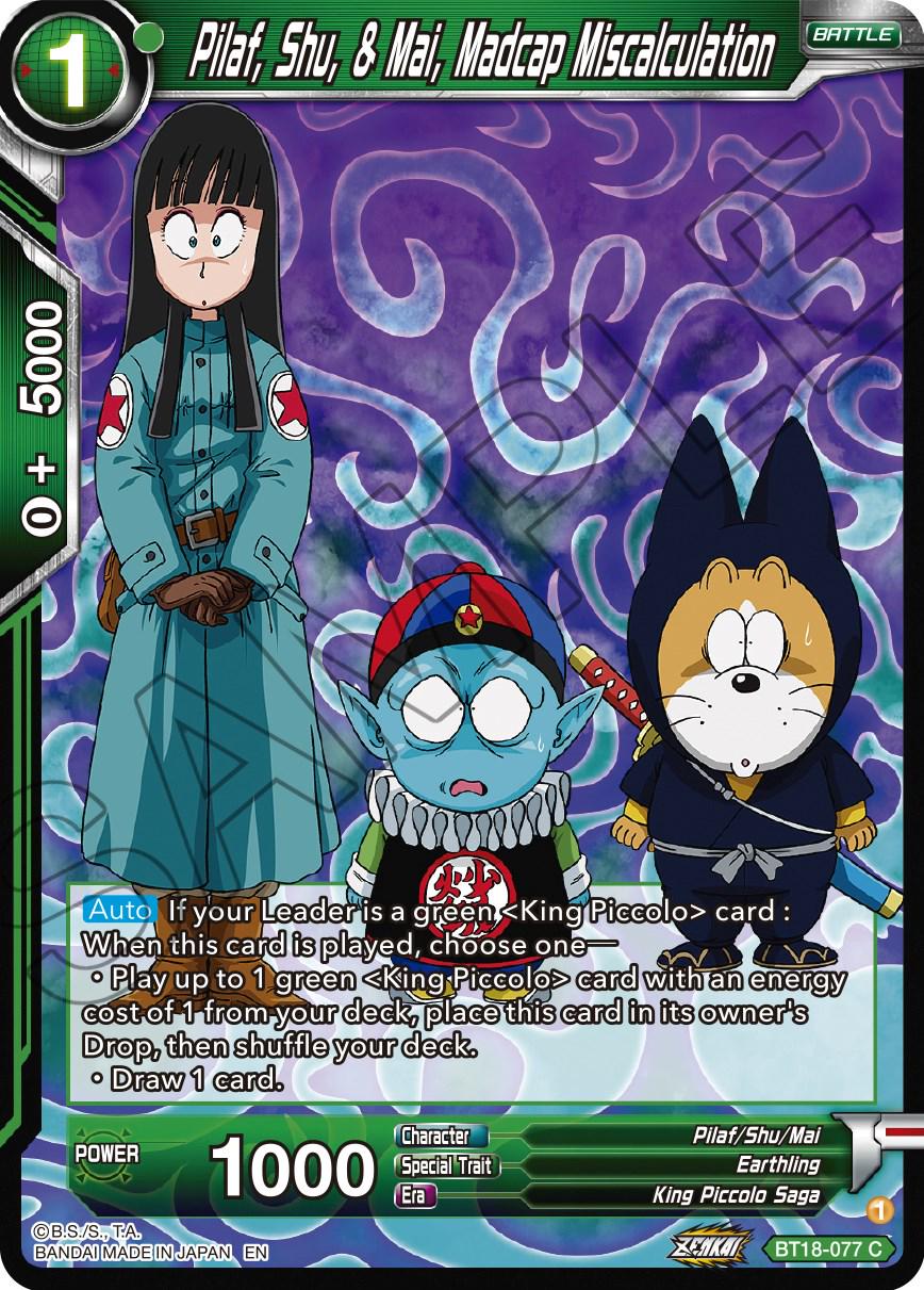 Pilaf, Shu, & Mai, Madcap Miscalculation BT18-077