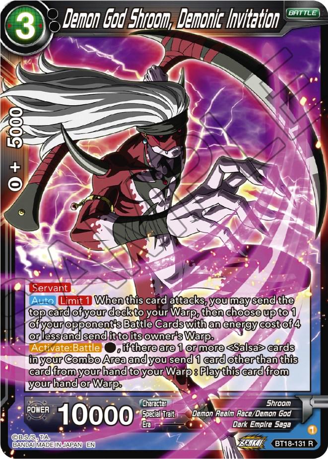 Demon God Shroom, Demonic Invitation BT18-131