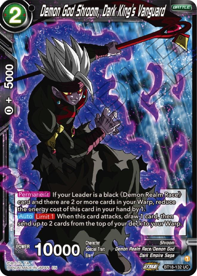 Demon God Shroom, Dark King's Vanguard BT18-132
