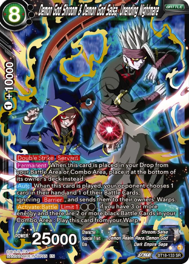 Demon God Shroom & Demon God Salsa, Unending Nightmare BT18-133