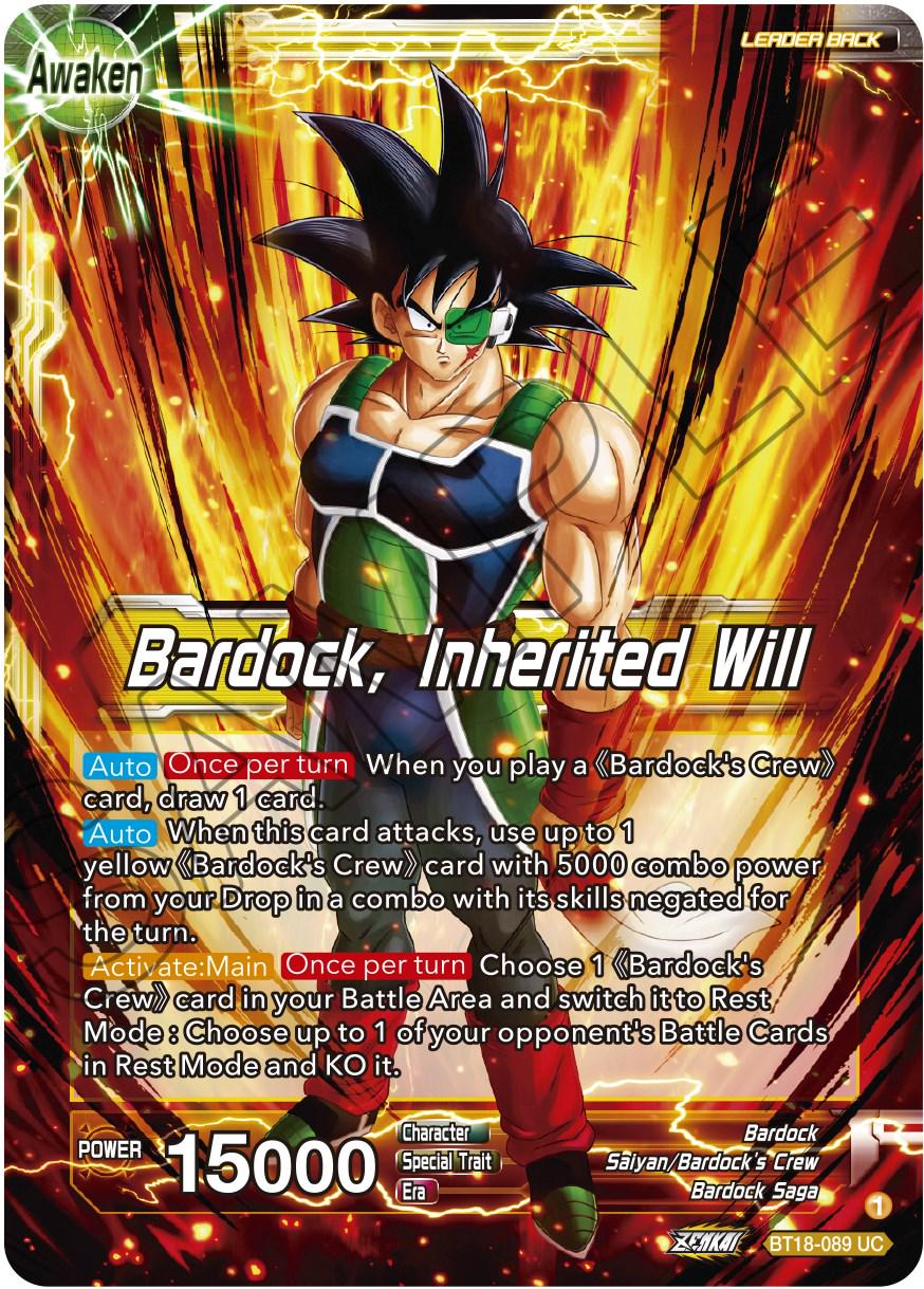 Bardock's Crew // Bardock, Inherited Will BT18-089