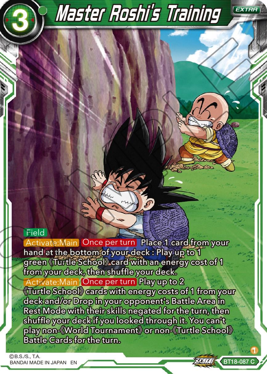 Master Roshi's Training BT18-087