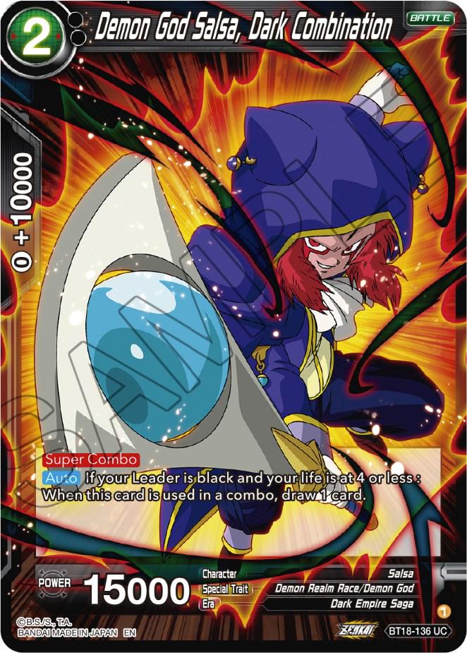 Demon God Salsa, Dark Combination BT18-136