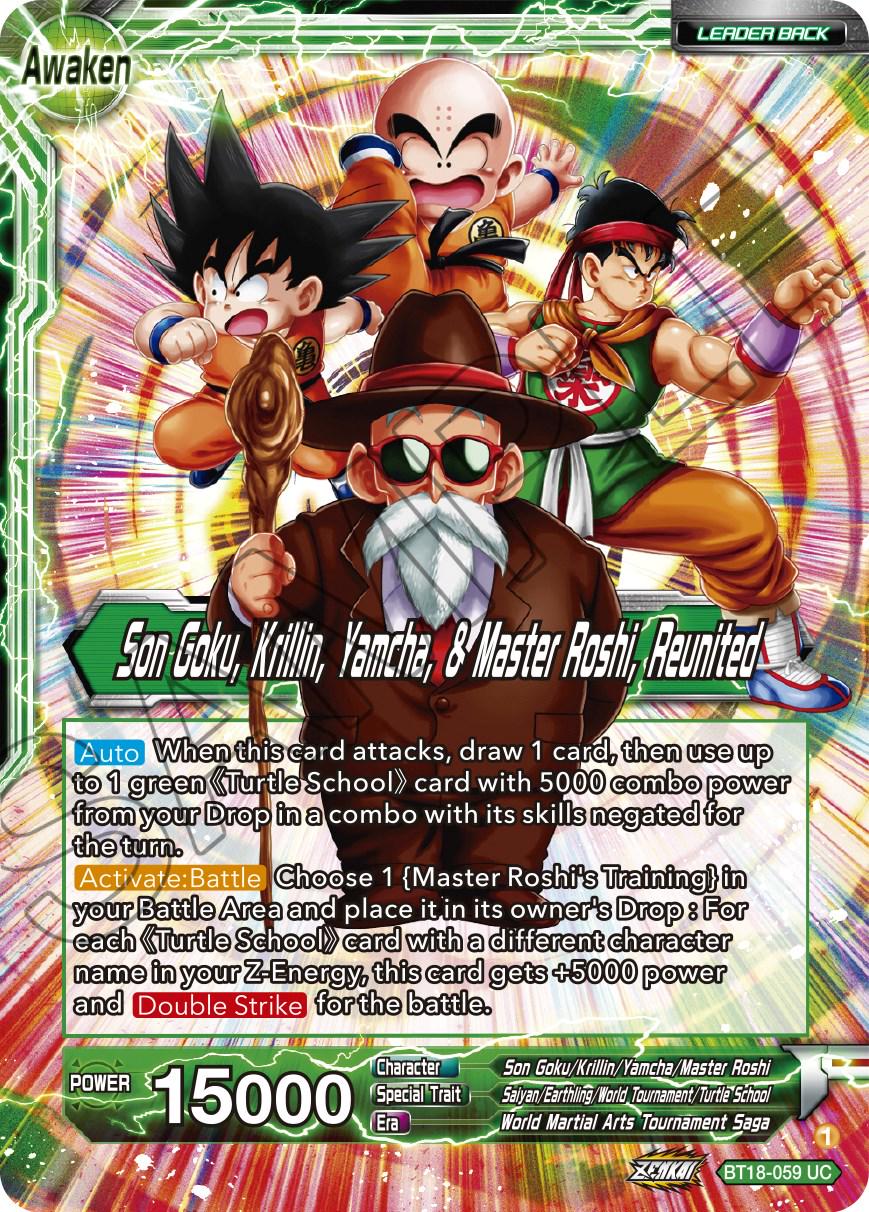 Master Roshi // Son Goku, Krillin, Yamcha, & Master Roshi, Reunited BT18-059