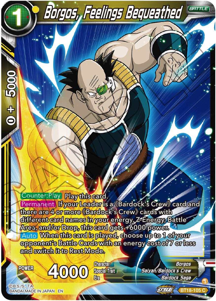 Borgos, Feelings Bequeathed BT18-105
