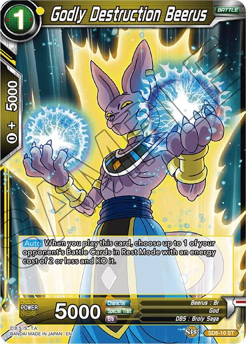 Godly Destruction Beerus SD8-10