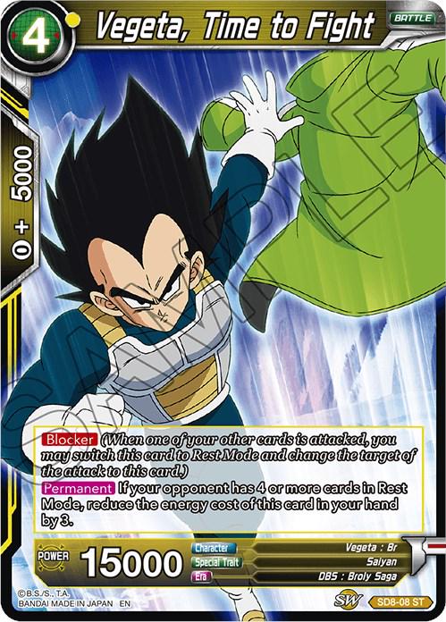 Vegeta, Time to Fight SD8-08