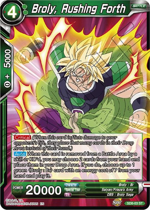 Broly, Rushing Forth SD8-03