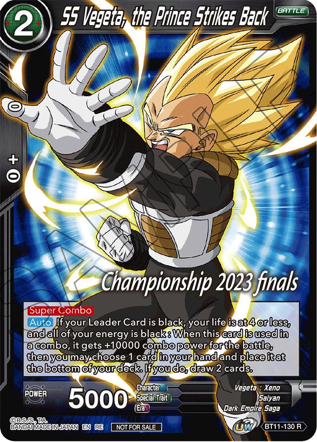 SS Vegeta, the Prince Strikes Back BT11-130