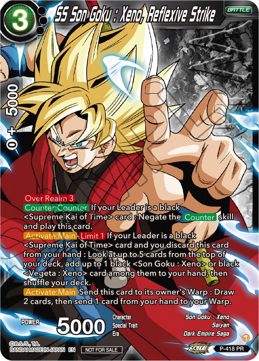 SS Son Goku: Xeno, Reflexive Strike [Winner] P-418
