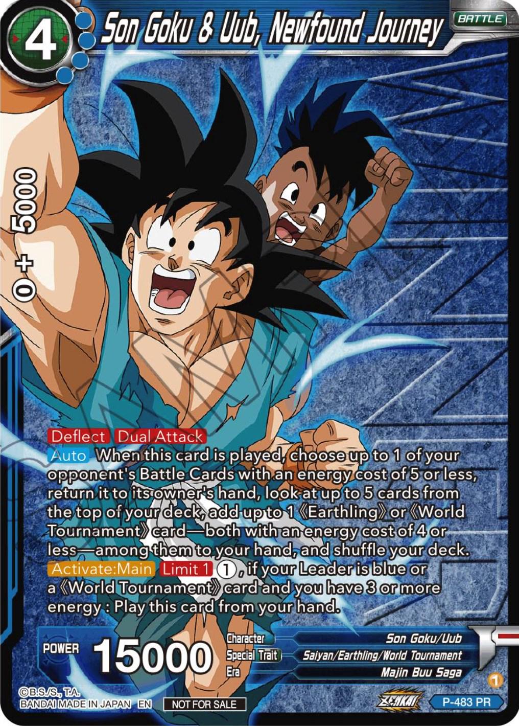 Son Goku & Uub, Newfound Journey [Winner] P-483