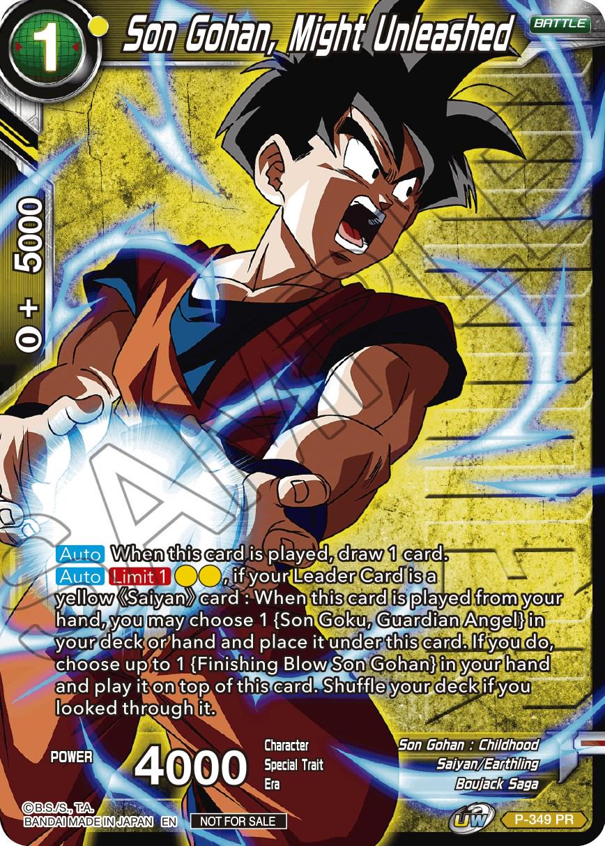 Son Gohan, Might Unleashed [Winner Stamped Foil] P-349