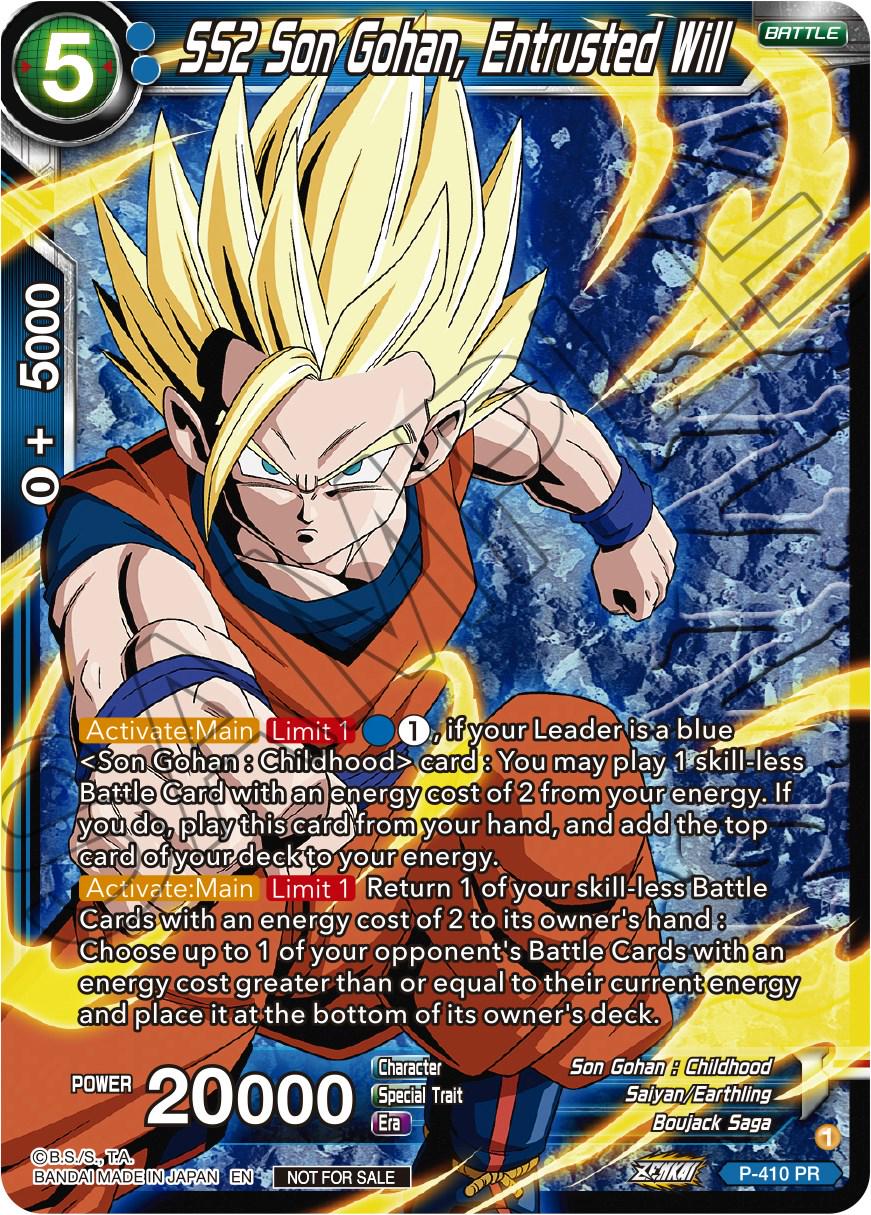 SS2 Son Gohan, Entrusted Will [Winner] P-410