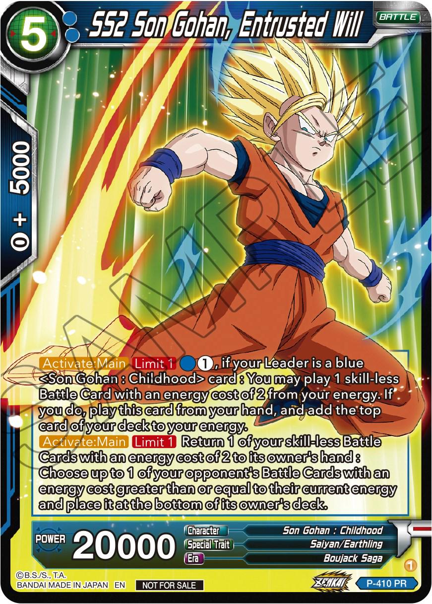 SS2 Son Gohan, Entrusted Will P-410
