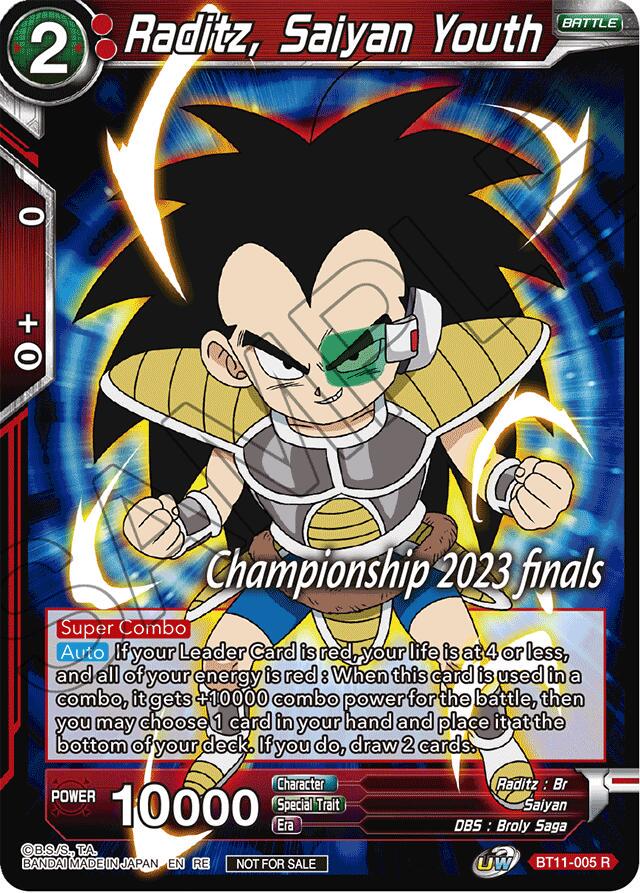 Raditz, Saiyan Youth BT11-005