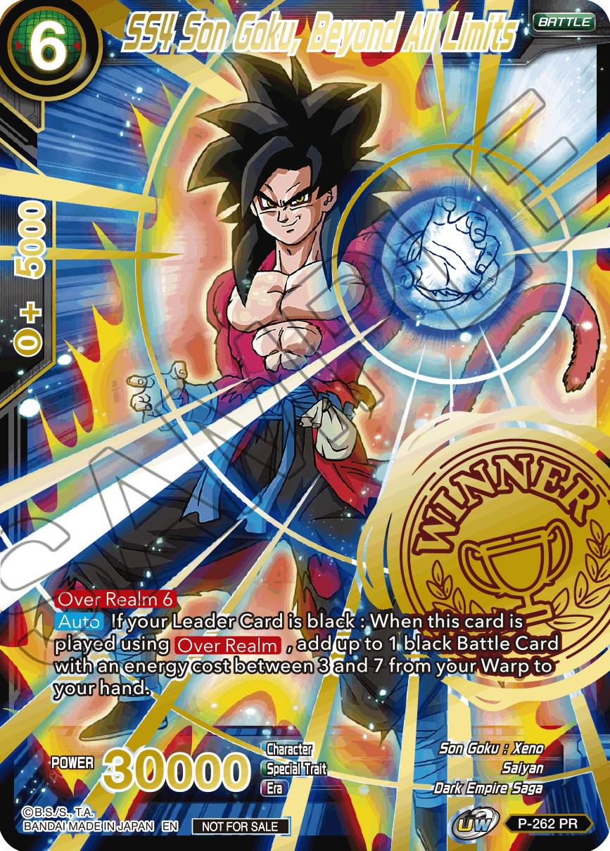 SS4 Son Goku, Beyond All Limits [Alternate Art] P-262