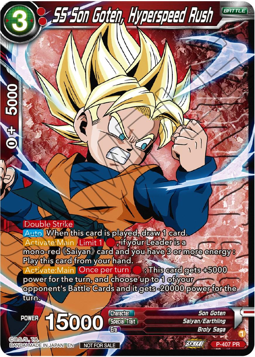 SS Son Goten, Hyperspeed Rush [Winner] P-407