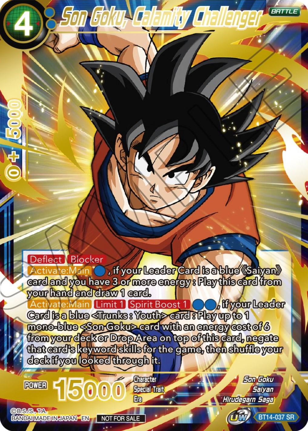 Son Goku, Calamity Challenger BT14-037