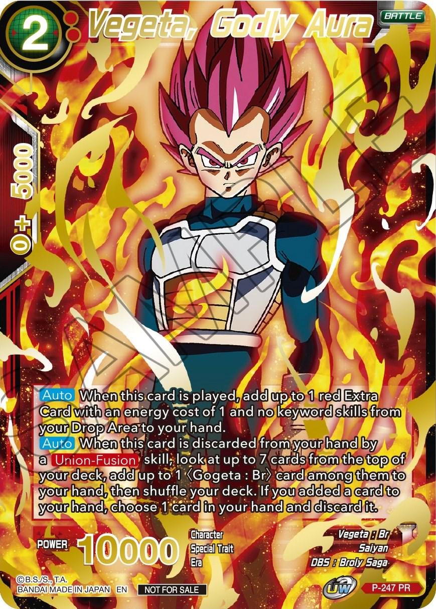 Vegeta, Godly Aura [Alternate Art] P-247