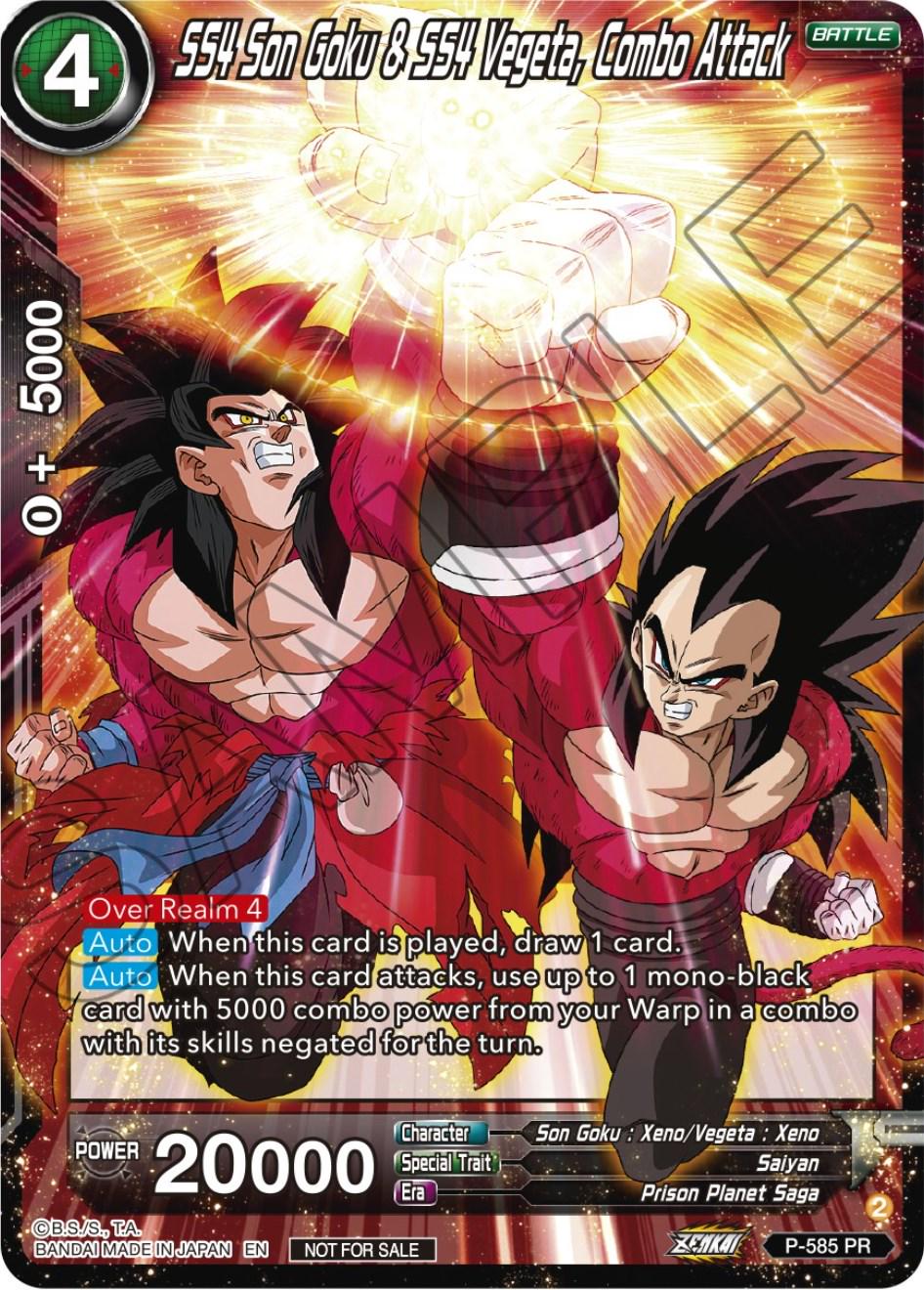 SS4 Son Goku & SS4 Vegeta, Combo Attack P-585