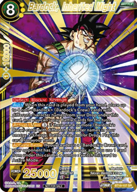 Bardock, Inherited Might [Top 32] BT18-107