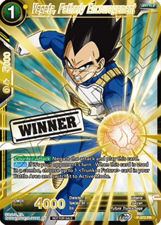 Vegeta, Fatherly Encouragement [Foil] P-372