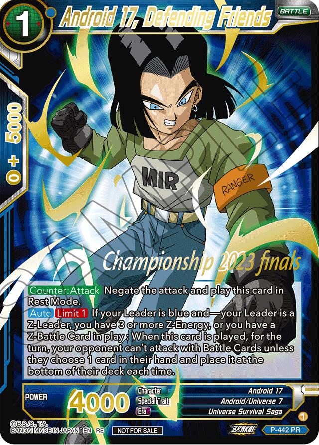 Android 17, Defending Friends [Foil] P-442