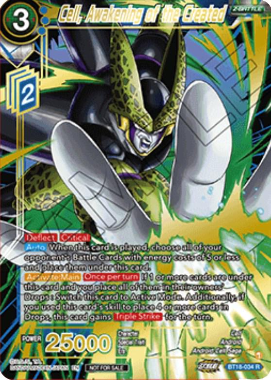 Cell, Awakening of the Created [Top 64] BT18-034