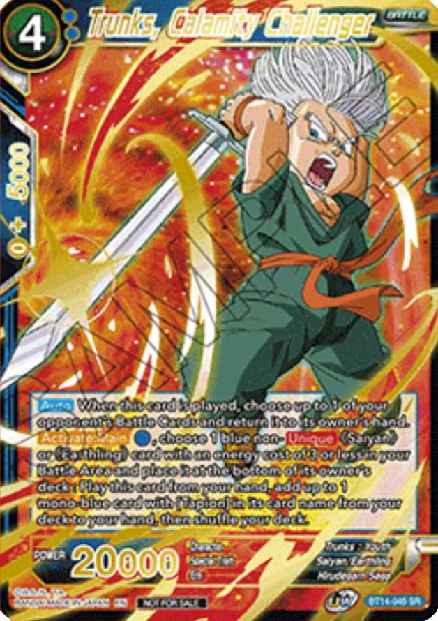Trunks, Calamity Challenger [Alternate Art] BT14-045