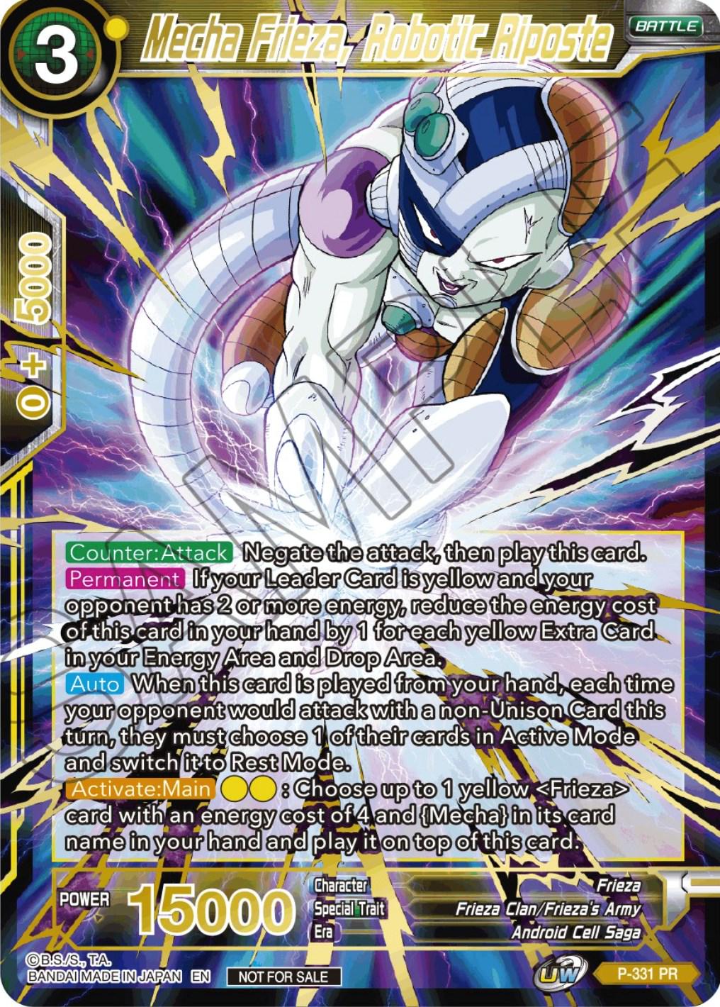 Mecha Frieza, Robotic Riposte [Alternate Art] P-331